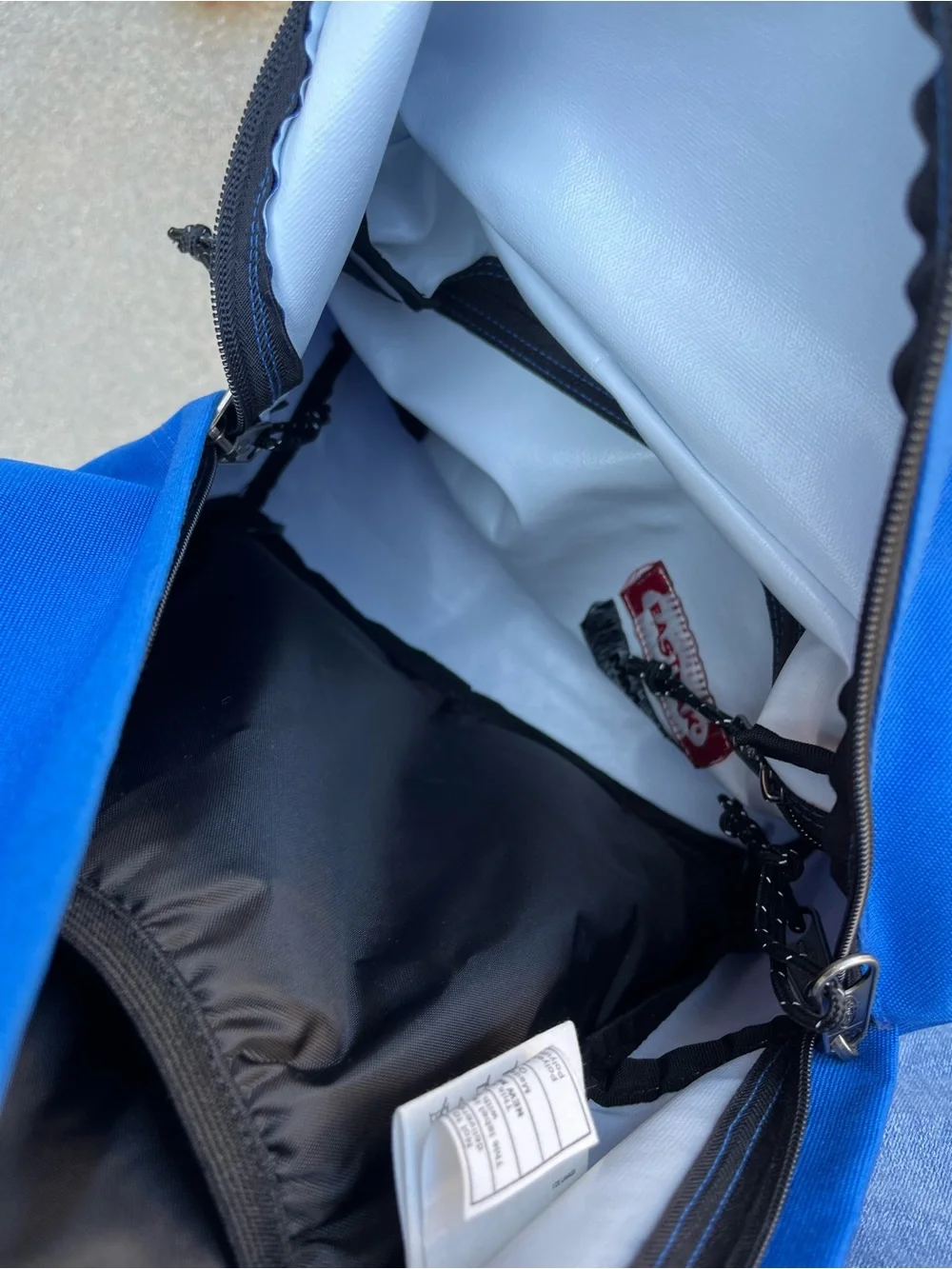 Maison Margiela x Eastpak Collab Logo Backpack Blue MM6 Reversible